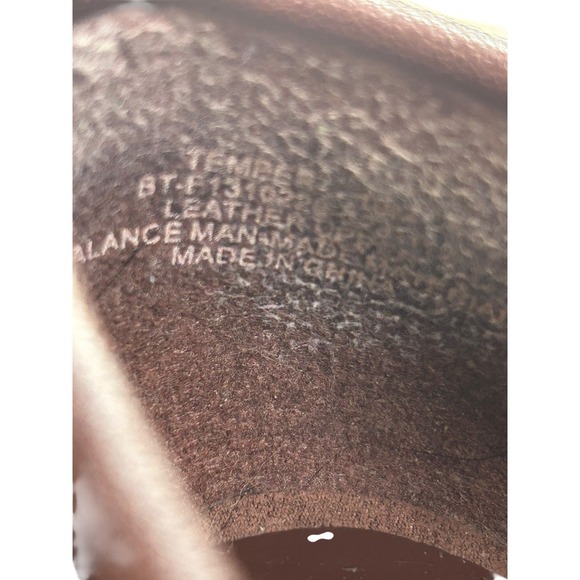 Bare Traps Leather Slip-On Heeled Booties Shoes Womens Size 9M Brown Classic - Picture 7 of 11